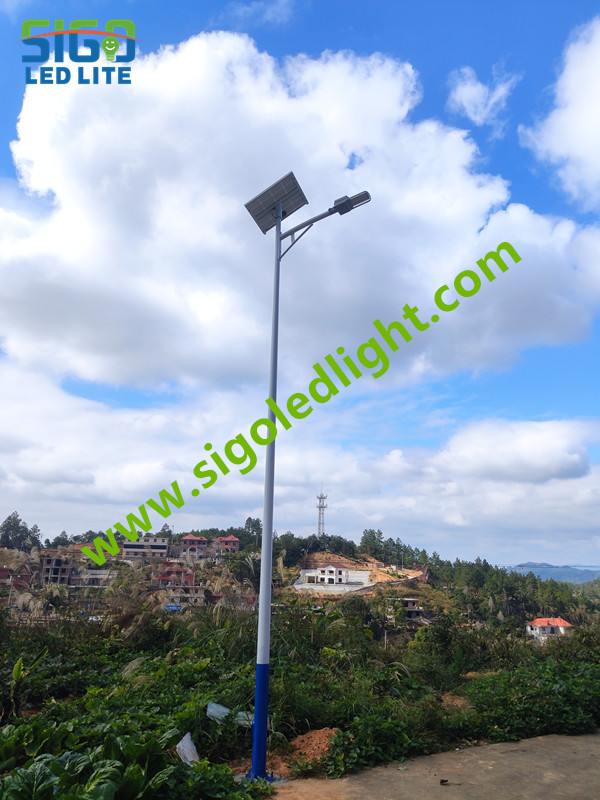 Proyek lampu jalan surya GSTRL - efek pencahayaan
