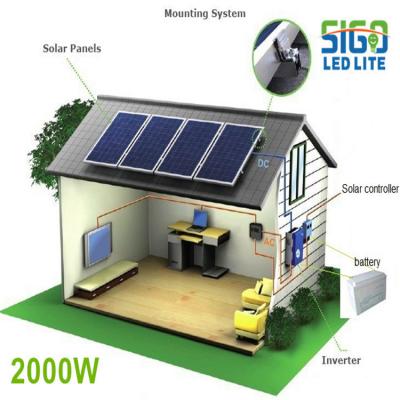 1-5KW tata surya off-grid yang dapat disesuaikan
